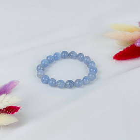 Браслет из Голубого агата, Артикул: 117143 - изображение товара №2