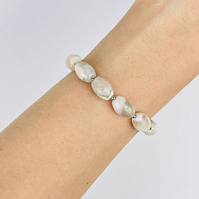 Браслет из цветочного Агата, Артикул: 118242 - изображение товара №2