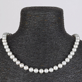 Бусы из Майорки серой