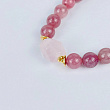 Браслет из мадагаскарского Розового кварца