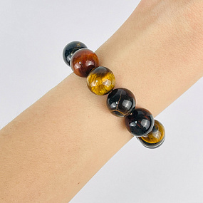 Браслет из Тигрового, Бычьего и Соколиного глаза
