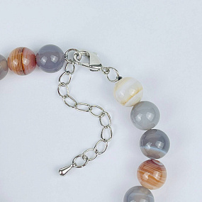 Браслет из ботсванского Агата, Артикул: 117886 - изображение товара №3