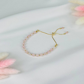 Браслет регулируемый из Морганита