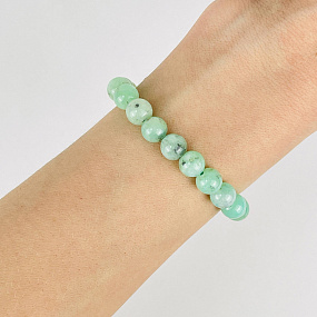 Браслет из Хризопраза, Артикул: 112659 - изображение товара №1