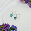 Серьги из Хризоколлы