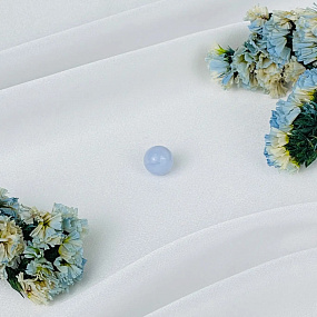 Бусины для украшений из Голубого агата (1 шт)