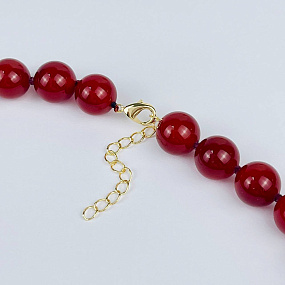 Колье из Сердолика и Граната, Артикул: 118162 - изображение товара №3