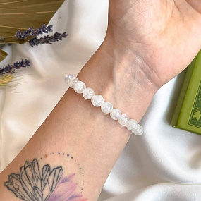 Браслет из Лунного камня, Артикул: 095956 - изображение товара №2