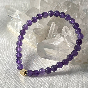 Браслет со вставкой из Аметиста, Артикул: 098964 - изображение товара №1
