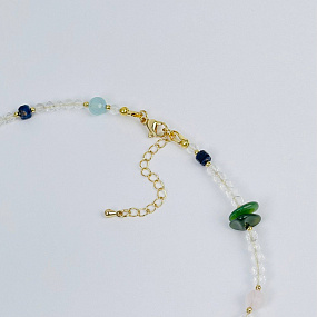 Колье из Горного Хрусталя и Самоцветов, Артикул: 116883 - изображение товара №3