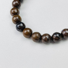 Браслет из древесного Опала, Артикул: 085058 - изображение товара №3