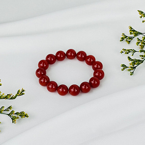 Браслет из Сердолика, Артикул: 074230 - изображение товара №1