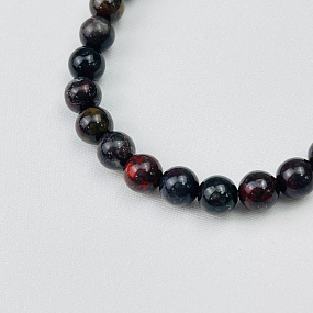 Браслет из Яшмы (Кровавик), Артикул: 092368 - изображение товара №3