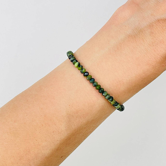 Браслет из Змеевика, Артикул: 115487 - изображение товара №1