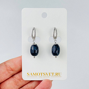 Серьги Сапфира, Артикул: 117232 - изображение товара №1