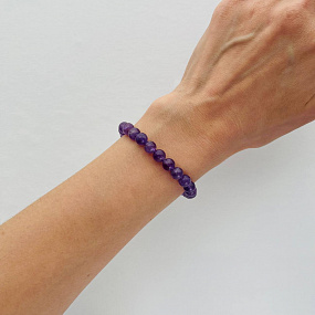 Браслет из Аметиста, Артикул: 078137 - изображение товара №2