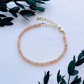 Браслет из Лунного камня, Артикул: 100854 - изображение товара №5