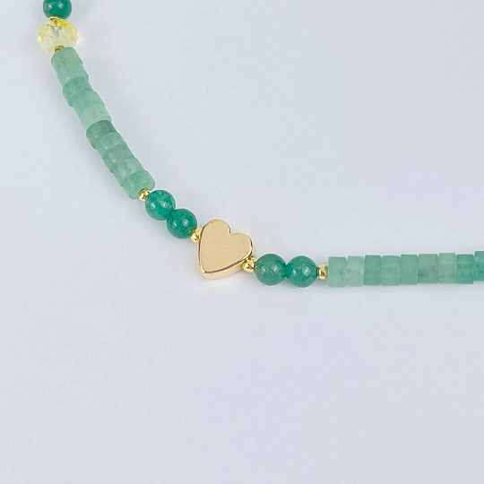 Держатель для телефона из Авантюрина и Цитрина, Артикул: 118147 - изображение товара №2