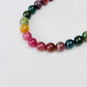 Браслет из Турмалина микс, Артикул: 115962 - изображение товара №3
