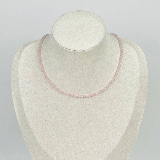 Бусы детские из Розового кварца, Артикул: 070238 - изображение товара №1