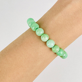 Браслет из Хризопраза, Артикул: 112670 - изображение товара №1