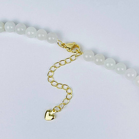 Колье из Нефрита, Артикул: 117166 - изображение товара №3