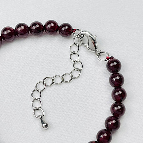 Браслет из Граната (Пироп), Артикул: 076846 - изображение товара №4