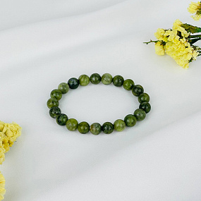 Браслет из Змеевика , Артикул: 117590 - изображение товара №2