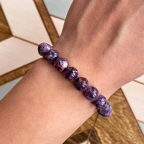 Браслет из Чароита, Артикул: 095048 - изображение товара №1