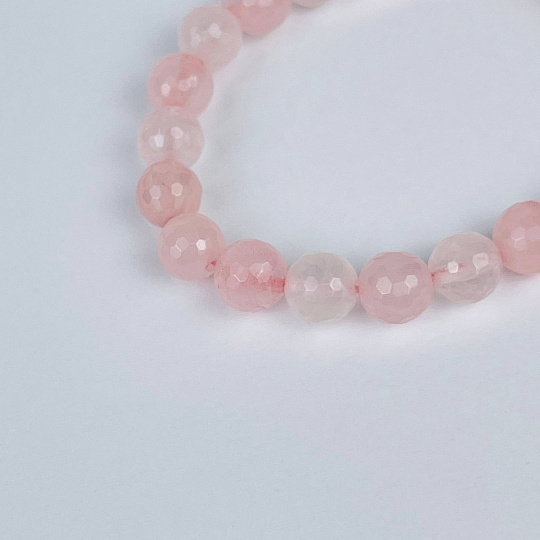 Браслет из Розового кварца, Артикул: 075891 - изображение товара №3
