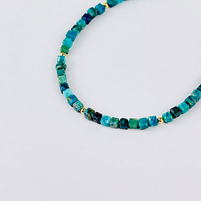 Браслет из Хризоколлы, Артикул: 116828 - изображение товара №3