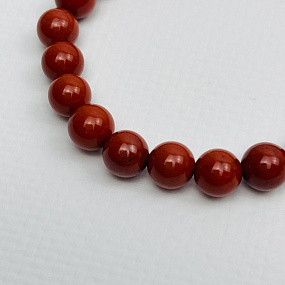 Браслет из кирпичной Яшмы, Артикул: 103494 - изображение товара №3