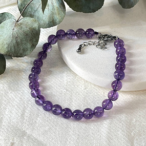 Браслет из Аметиста, Артикул: 099153 - изображение товара №1