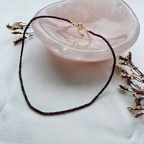 Колье из Граната, Артикул: 099369 - изображение товара №1