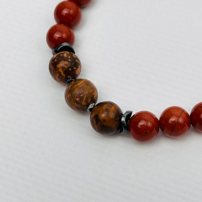 Браслет из Яшмы, Артикул: 103493 - изображение товара №3