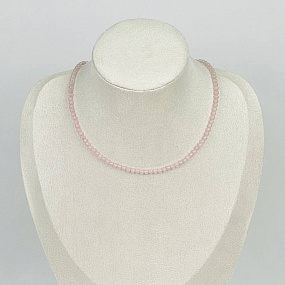 Бусы детские из Розового кварца