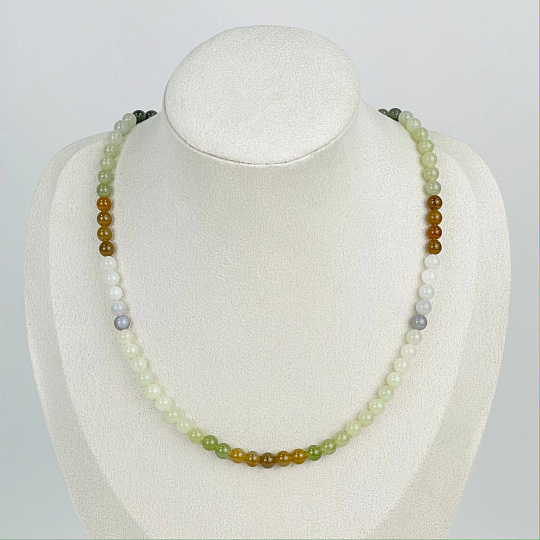 Колье из Нефрита, Артикул: 117166 - изображение товара №1