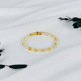 Браслет из Цитрина, Артикул: 087655 - изображение товара №2