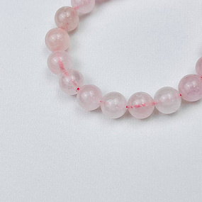 Браслет из мадагаскарского Розового кварца, Артикул: 075892 - изображение товара №3