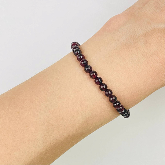 Браслет из Граната (Пироп), Артикул: 095955 - изображение товара №1