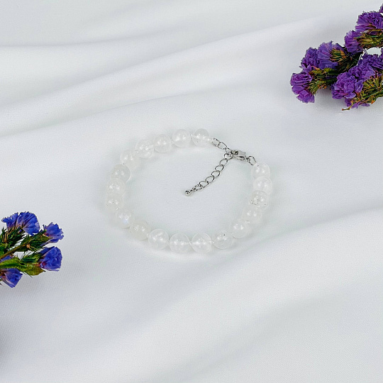 Браслет из Лунного камня, Артикул: 074036 - изображение товара №2