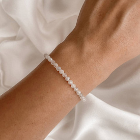 Браслет из Лунного камня, Артикул: 094081 - изображение товара №1