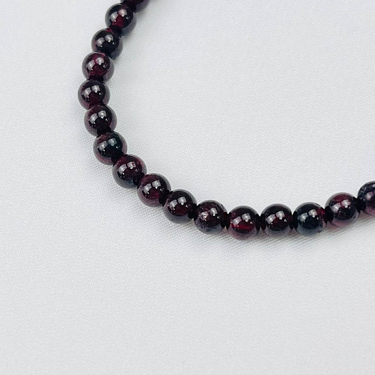 Браслет из Граната (Пироп), Артикул: 095955 - изображение товара №3