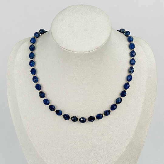 Колье из Содалита, Артикул: 118523 - изображение товара №1