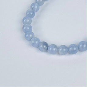 Браслет из Голубого агата, Артикул: 117152 - изображение товара №3