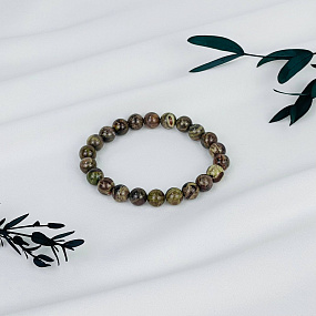 Браслет из уральской Яшмы, Артикул: 072849 - изображение товара №2