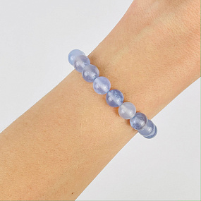 Браслет из Голубого агата, Артикул: 117142 - изображение товара №1