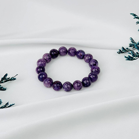 Браслет из Чароита, Артикул: 115887 - изображение товара №3