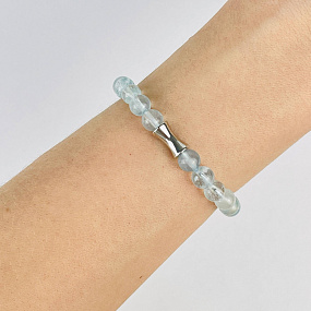 Браслет со вставкой из Аквамарина, Артикул: 085116 - изображение товара №1
