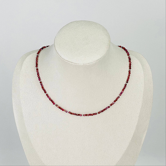 Чокер из Корунда (Рубин), Артикул: 116820 - изображение товара №1